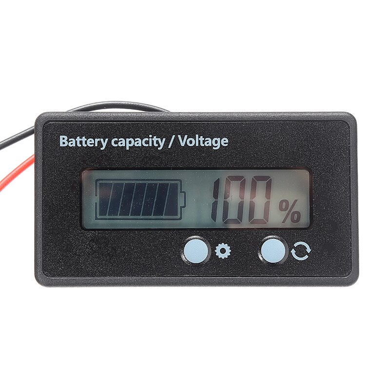 Capaciteit meter 12 - 24 volt accu - Rubberboot Expert