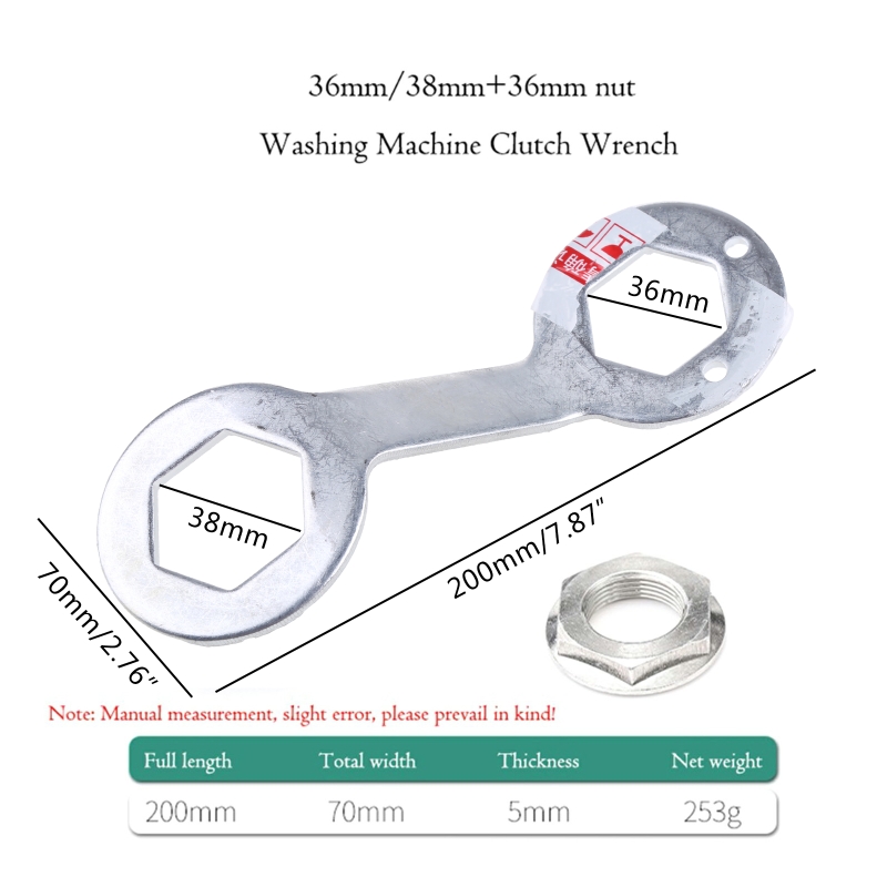 Washer Wrench Removal Universal Clutch Washing Machine Repair Tools Used for Tightening and Loosening Bolts Nuts