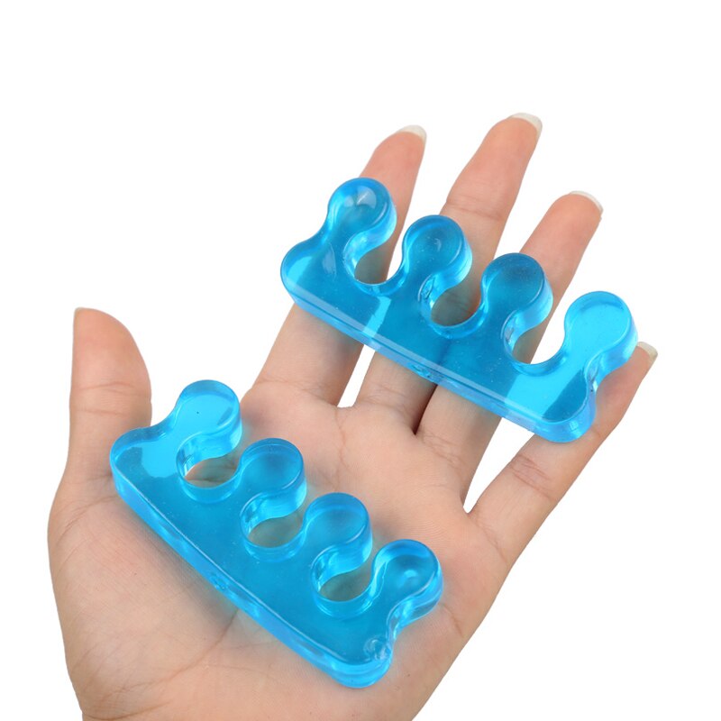 1Pair BYEPAIN Happy Toes Gel Toe Separators Stretchers and Straighteners for Foot Pain &amp; Bunion Relief, Hammer Toes and More