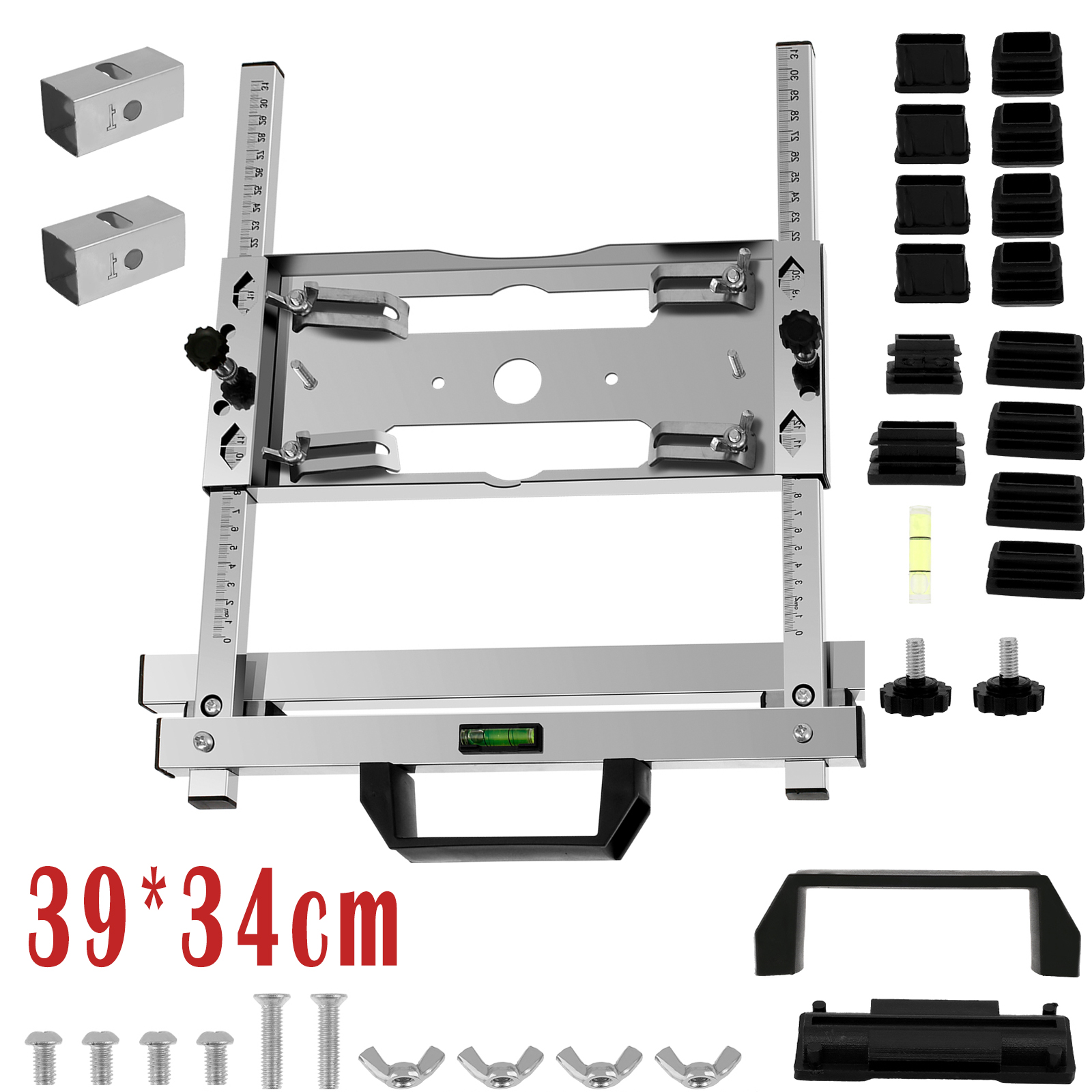 Electricity Woodworking Cutting Machine Edge Guide Adjustable Board Circular Saw Holder Cutting Rail Milling Quick Positioning