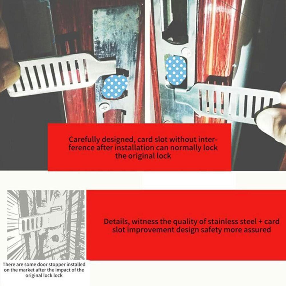 1pc Portable Hotel Door Lock Travel Lock Childproof Lock Lock Home Hardware For Security Anti-theft Door Door Safety Lock C7T0