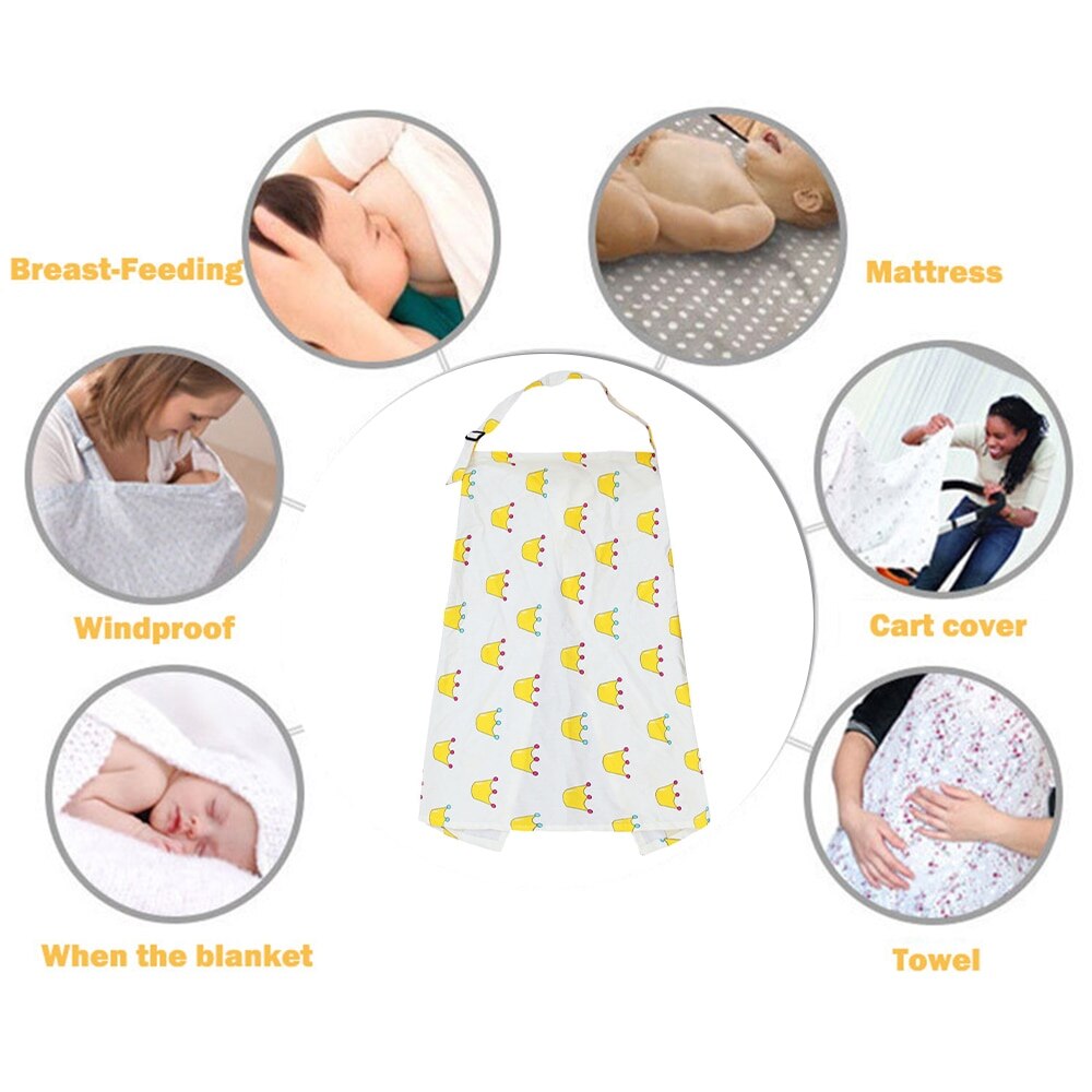 Breathable baby nursing feeding covers mother breastfeeding nursing poncho cover adjustable privacy apron outdoor nursing cloth