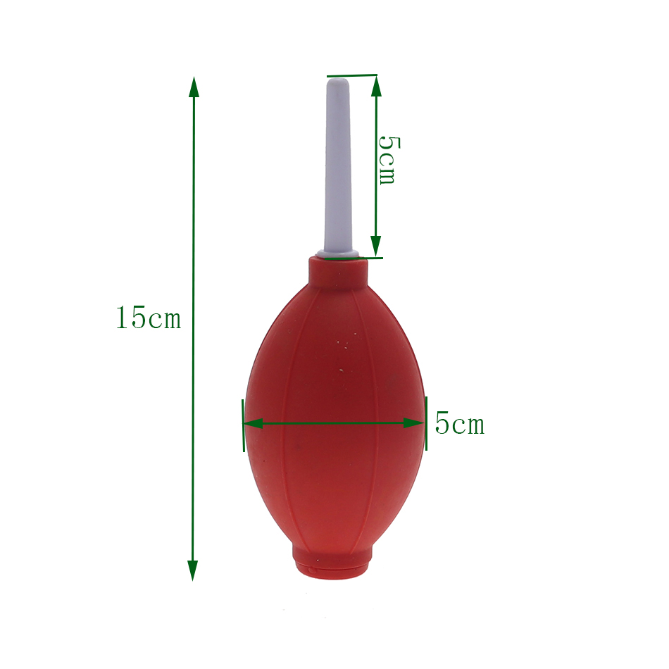 Rubber Air Blower Ball Strong Dust Cleaner Mobile Phone Tablet PC Camera Lens Keyboards Dust vacuum cleaner: Red