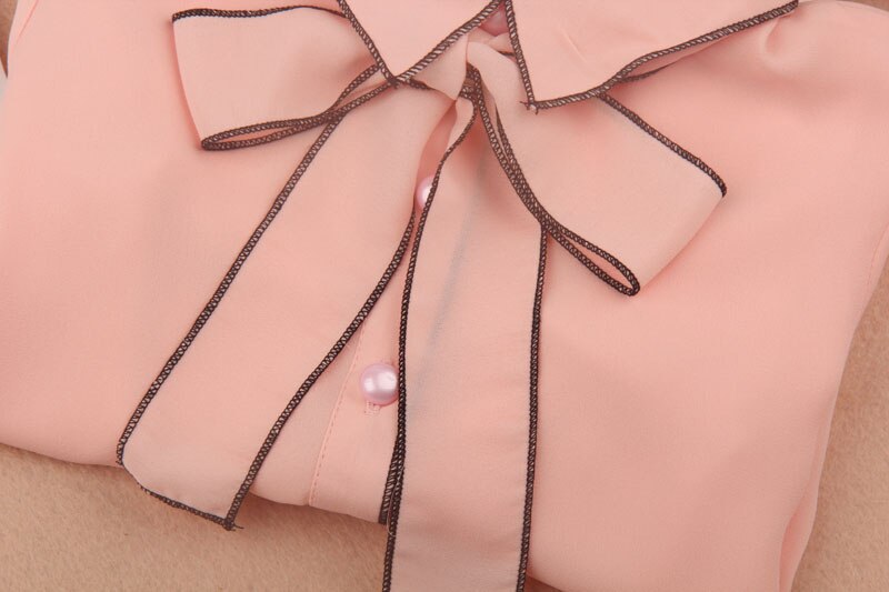 Vestiti delle ragazze 2019 Bambini di Autunno Che Coprono Le Ragazze Camicetta Bambino Camicette Chiffon Bianco Camicetta Carino Fiocco Blusas Abbigliamento Per Bambini 2-16Y