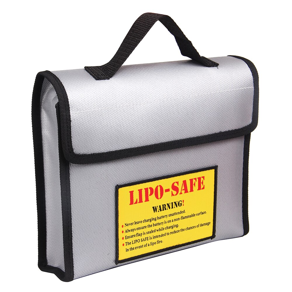 Fireproof Explosionproof Lipo Battery Safe Bag Handheld Heat Resistant Pouch Sack for Battery Charge & Storage 240 * 180 * 65mm