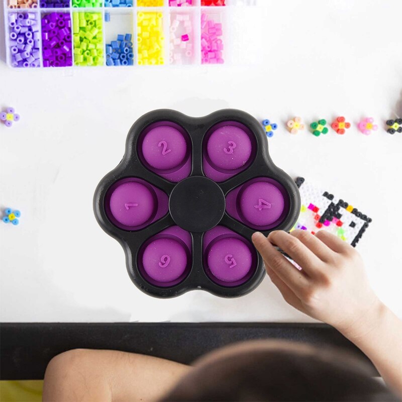Mini jouet sensoriel anti-Stress 2 en 1 pour enfants et adultes, Spinner, anti-Stress