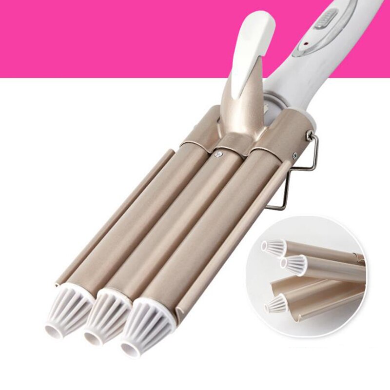 Trzy kij lokówka robić włosów nie boli wytwarzanie energii lokówka kij woda fala szyna robić jajek bułek głowy duża lokówka