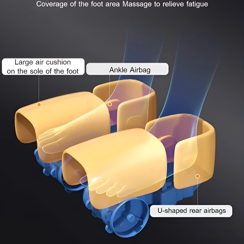 Elektrische voetmassage Volautomatische voetmassage Voetmassageapparaat voor mooie benen Voetmassageapparaat voor kuiten Voeten Benen