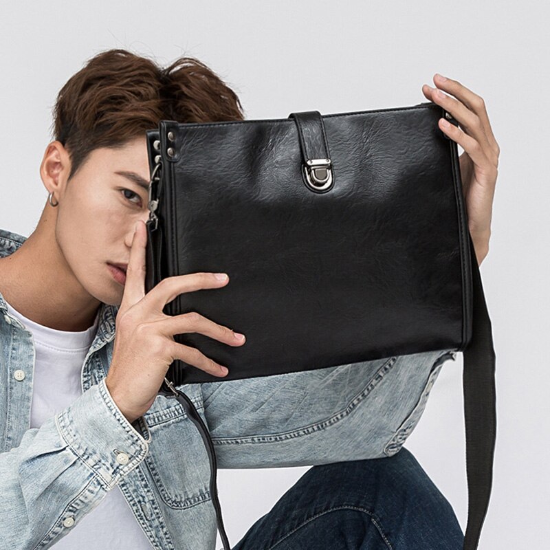 Mannen Business Lederen Tas Heren Aktetas Laptop Schoudertas Voor Mannen Messenger Bags Grote Capaciteit Schoudertassen
