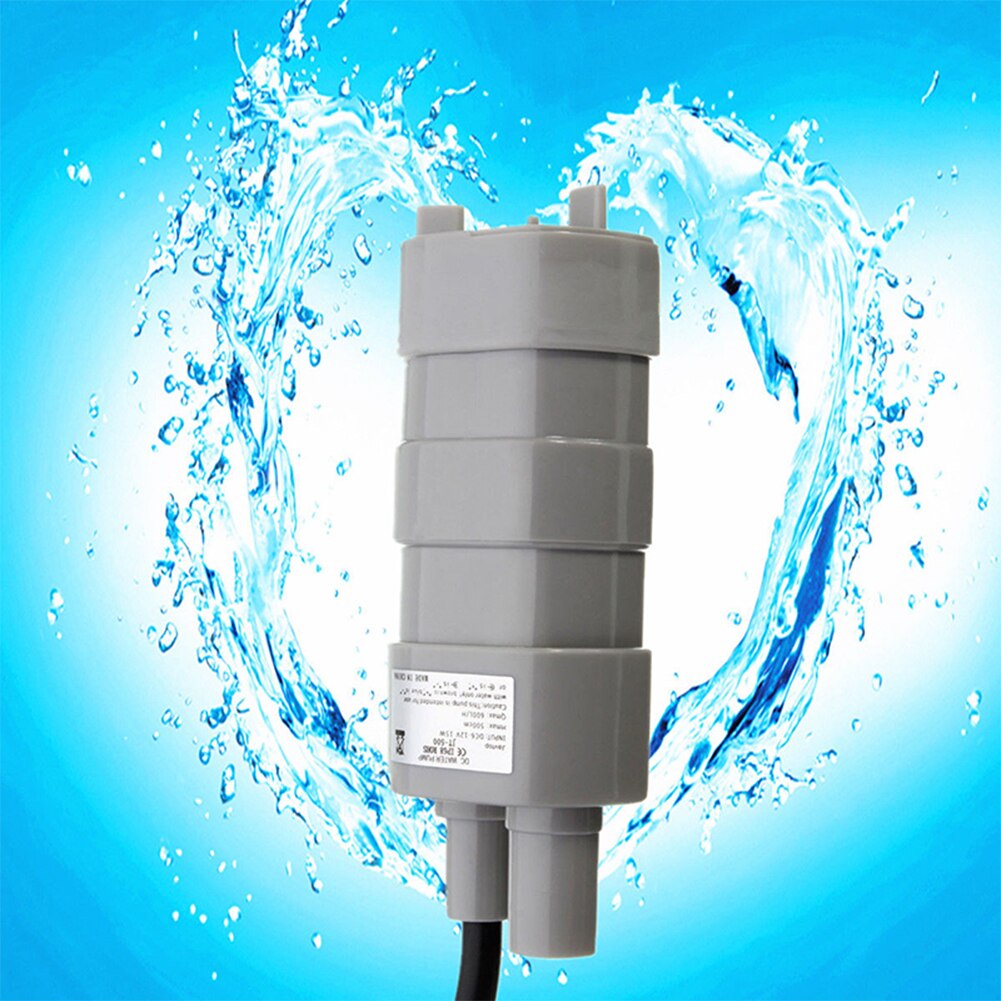 Dc 12v akvarium husvagn akvarium nedsänkbart under vatten bad bärbar husbil högflöde dränkbar pump