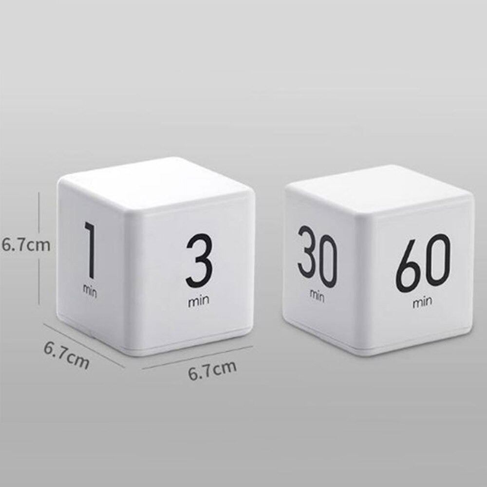 1-10 15-60 Minutes Timecube Kitchen Cube Timer For Time Management For Kids Workout Timer Cooking Baking Sports Games Time Clock
