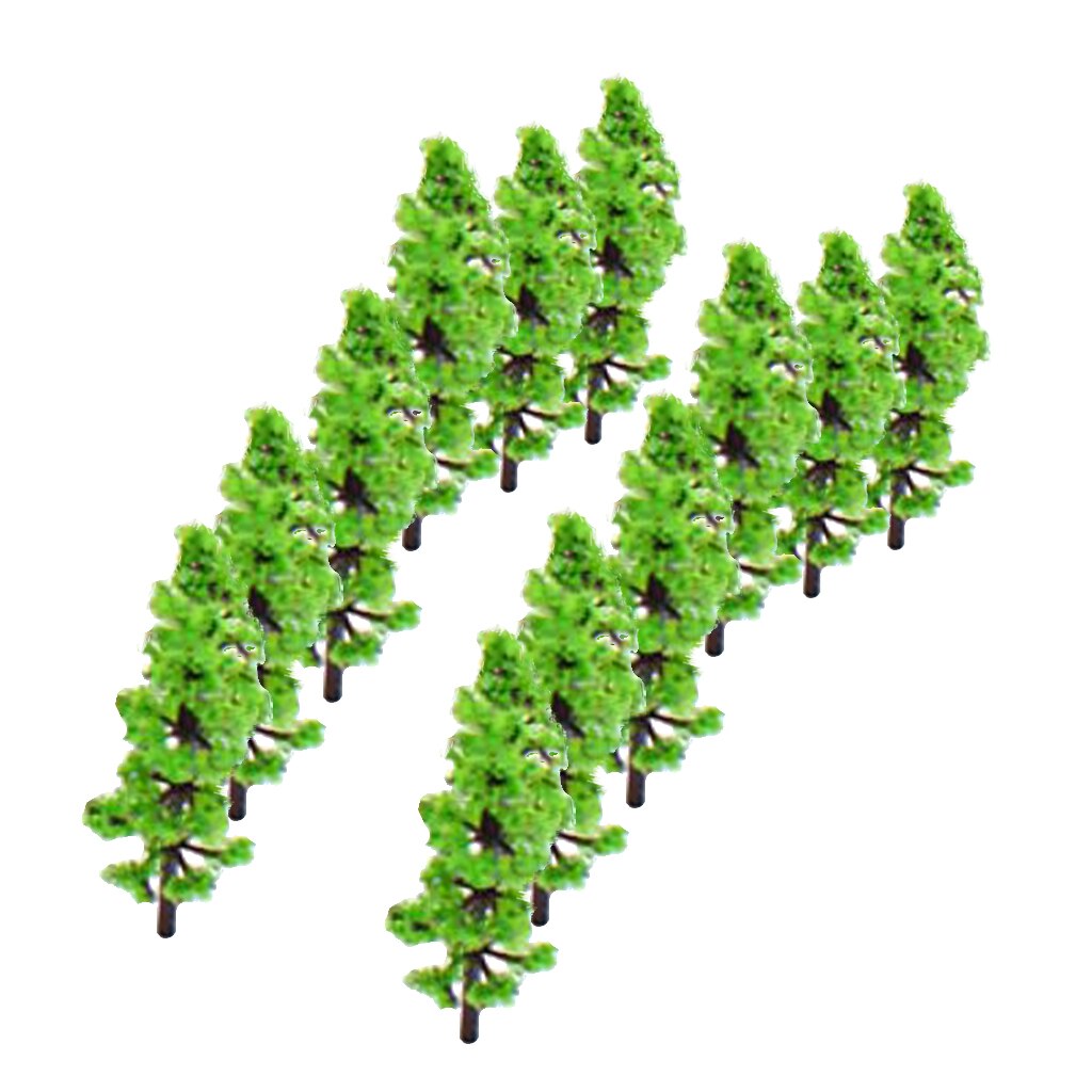 100pcs Model Trees (3.6 cm), N Z Scale Fir Trees Scenery Diorama Supplies