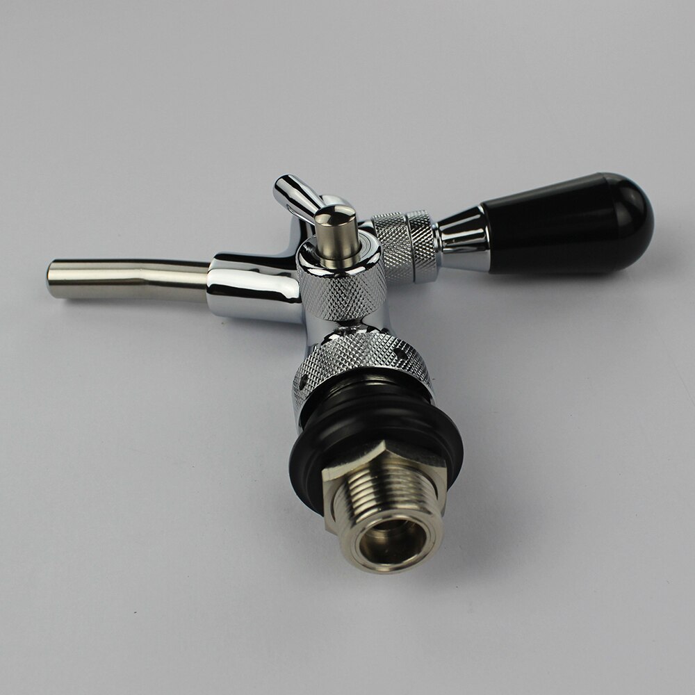 1pc Adjustable Beer Tap Faucet Keg Beer Homebrewing Tap With Ball Lock Liquid Disconnect For Bars Hotels Restaurants Home Brew