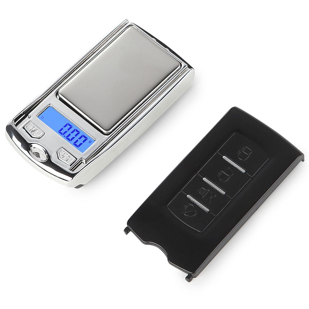 0.01-100G Mini Draagbare Sieraden Elektronische Weegschaal Balance Auto Sleutelhanger Sleutelhanger Sieraden Gouden Schaal Mini Palm Schaal