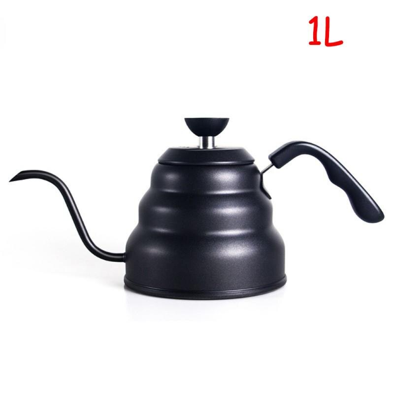 Koffie Waterkoker 1.2L 1L Rvs Giet Over Koffie Pot Ketel Drip Ketel Met Thermometer Geïsoleerde Handgreep Voor Home Offic: 07