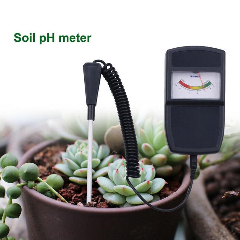 Black soil portable garden soil pH meter tester soil acidity tester 2.5-9 PH value