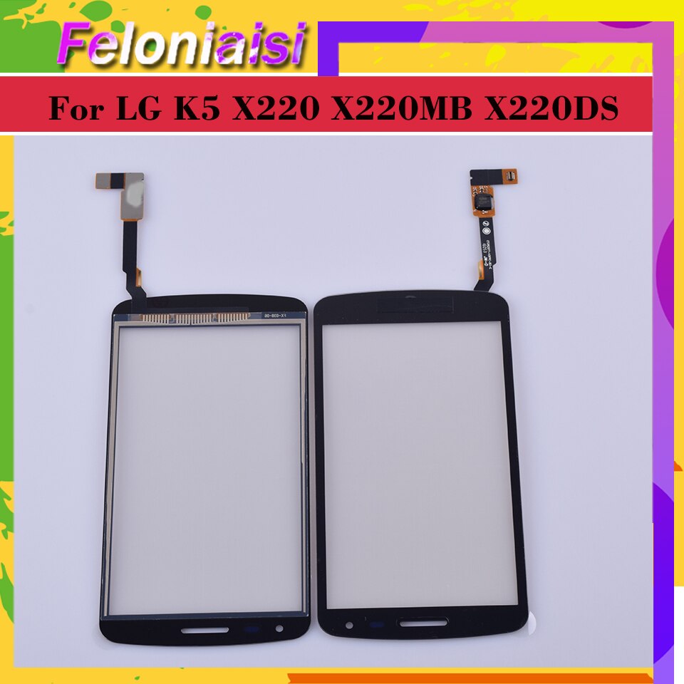 For LG K5 X220 X220MB X220DS Touch Screen Touch Panel Sensor Digitizer Front Glass Outer Lens Touchscreen NO LCD