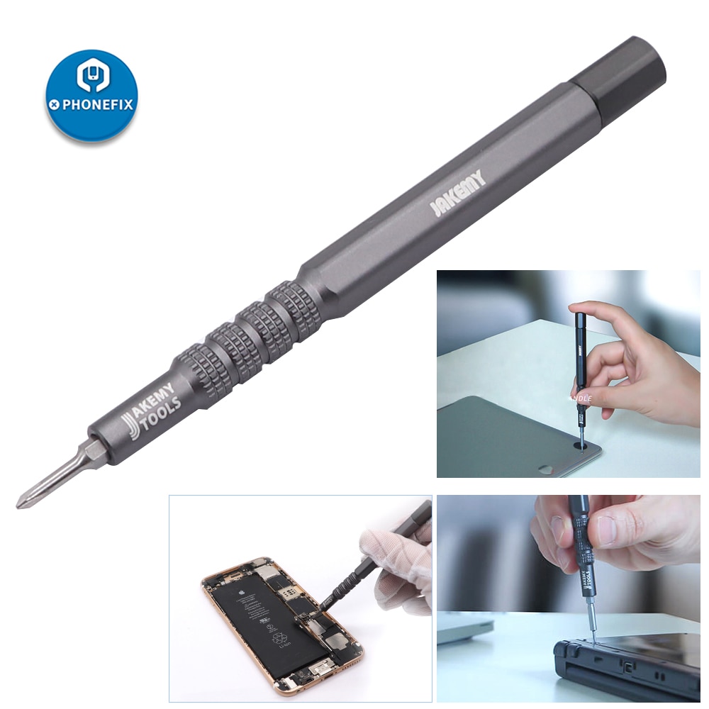 Jakemy jm -8170 gör-det-själv-skruvmejselset precisions-multiverktyg med utbytbar drivbit för mobiltelefon dator glasögon reparation hemma