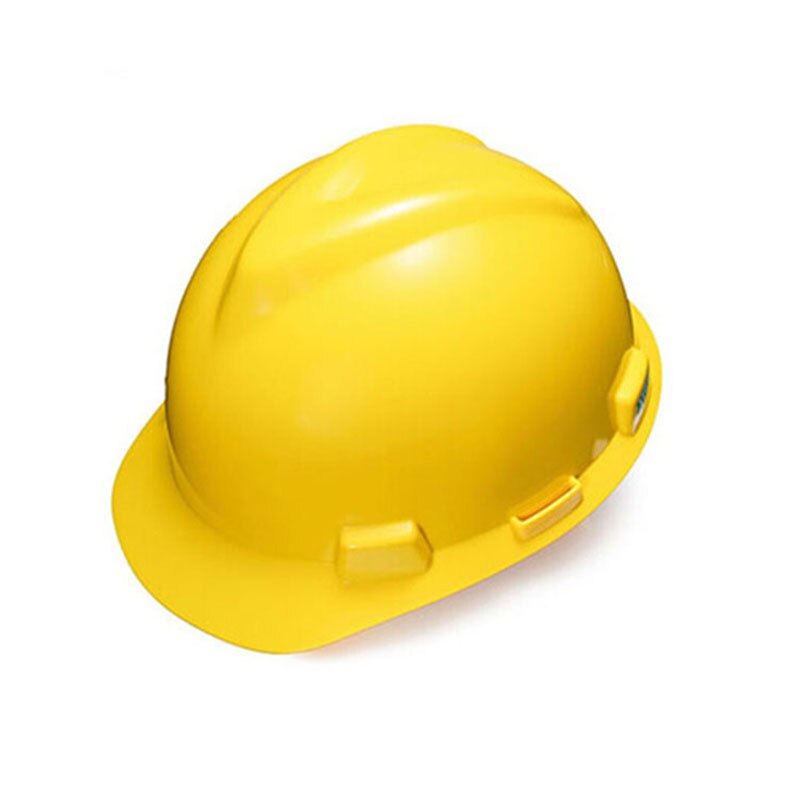 MSA Safety Helmet V-Gard PE Material Type Hard Hat Work Cap Construction Working Protective Helmets Security Labor Helmet: Yellow
