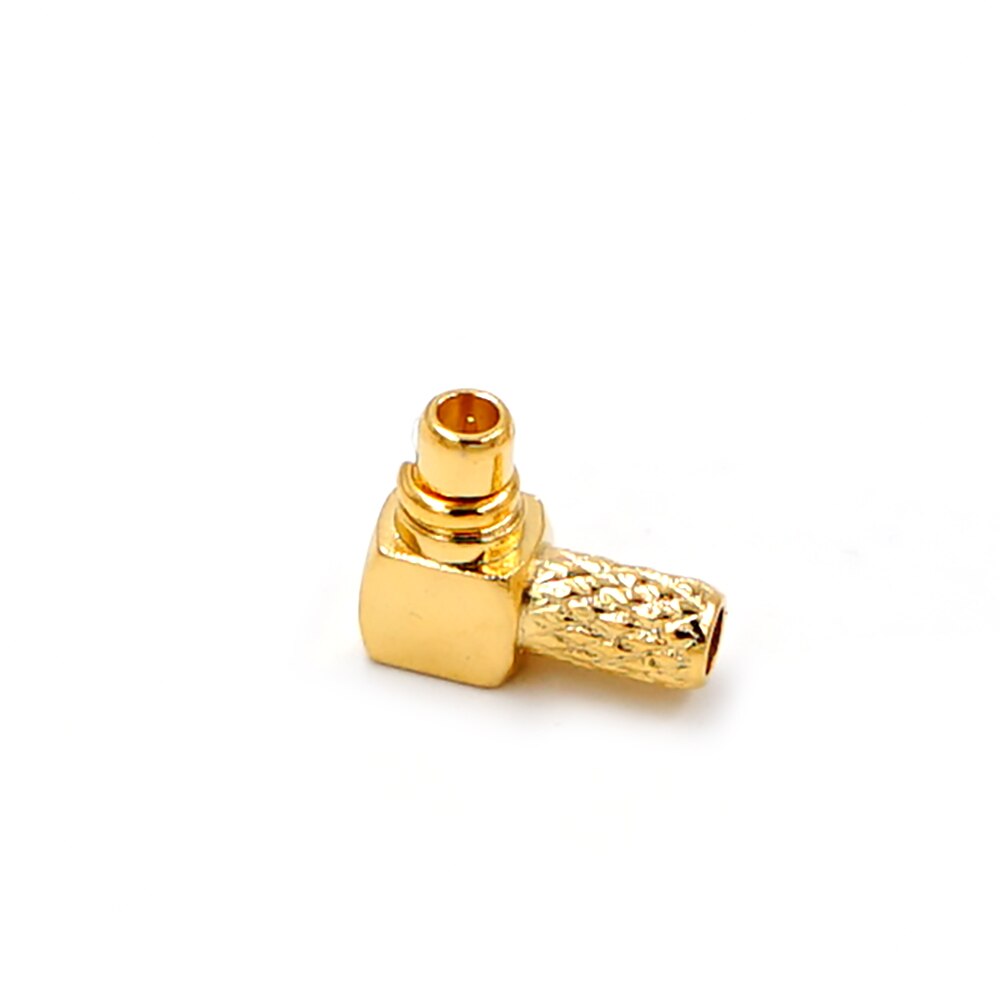 10 stk mmcx han retvinklet stik crimp  rg174 rg178 rg179 rg316 lmr 100 kabler rf stik