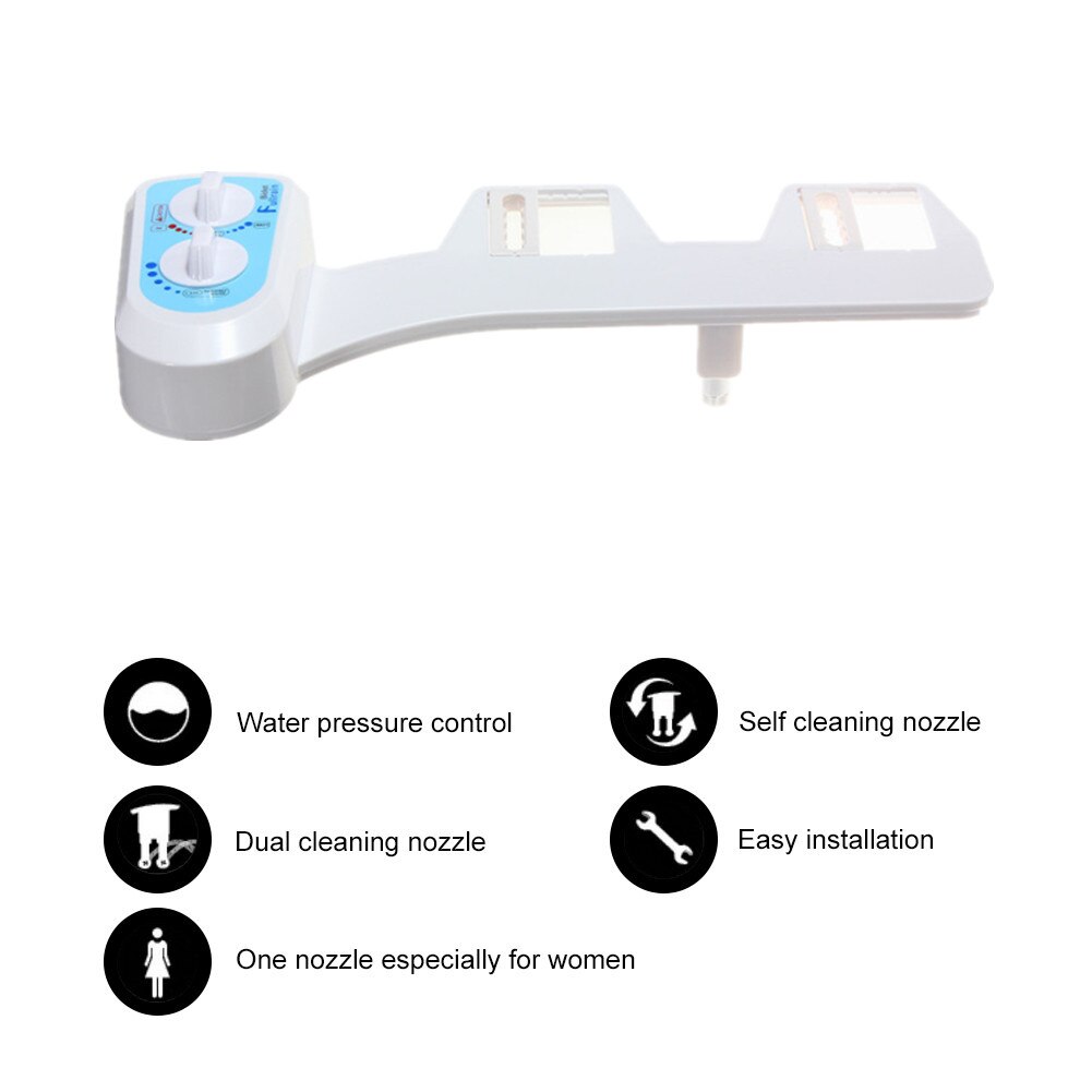 Non-Electric Bidet Attachment Toilet Bidet Seat Self Cleaning Nozzle Fresh Water Bidet Sprayer Automatic Washing Bidet Accessory