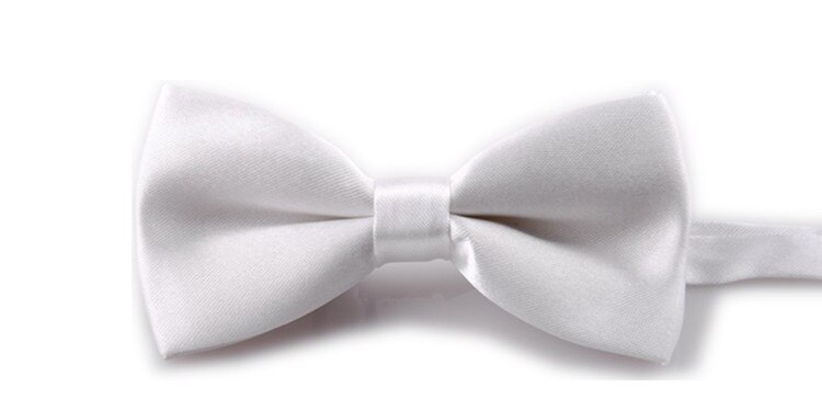Small Bowties for Children Kids Boys Bow Tie Party Butterfly: White