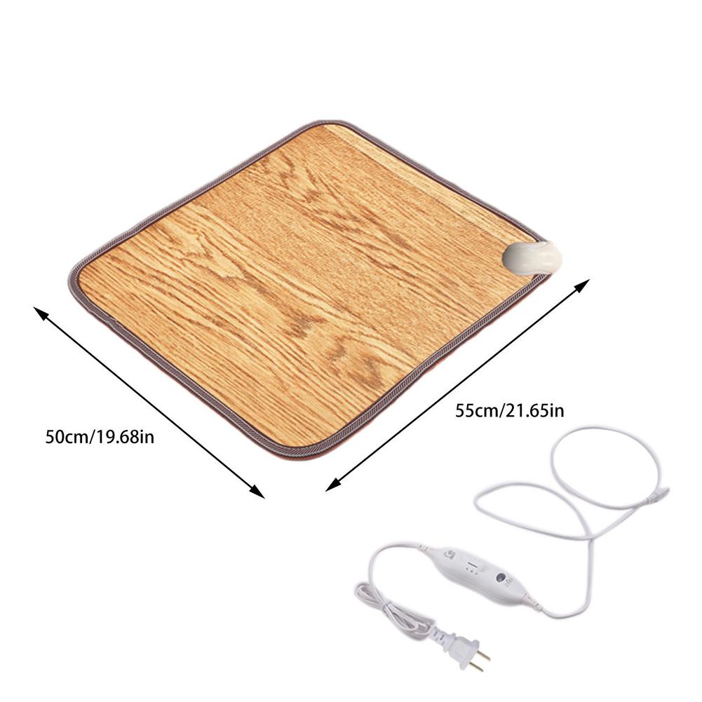 3 Sizes Office Heating Foot Mat Winter Home Electric Heated Carpet Electric Blanket Warming Pad Body Anti-Cold Tools