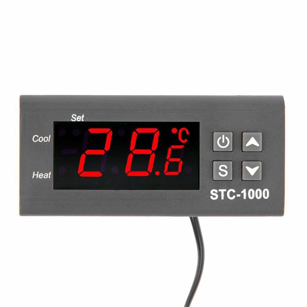 Termostato stc-1000 ABS acuario eclosión máquina para marisco microordenador electrónico digital controlador de temperatura interruptor 1 pieza