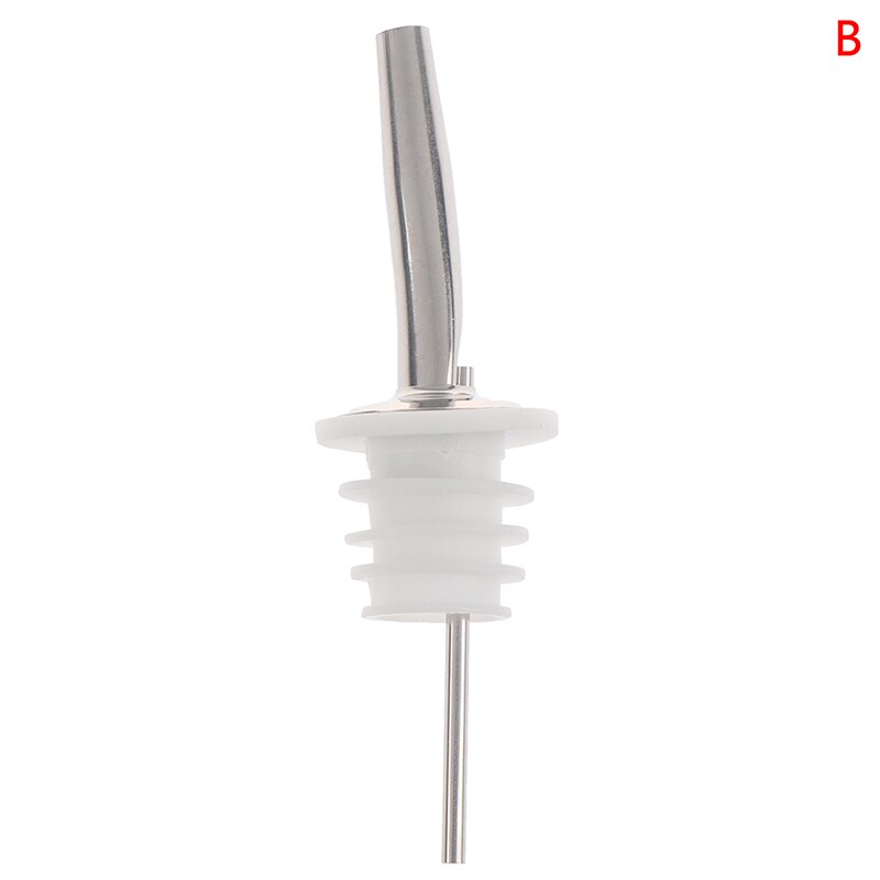4 pièces bec verseur bouche distributeur barman maison Bar fête accessoires en acier inoxydable Whisky liqueur huile vin bouteille verseur bouchon: Black