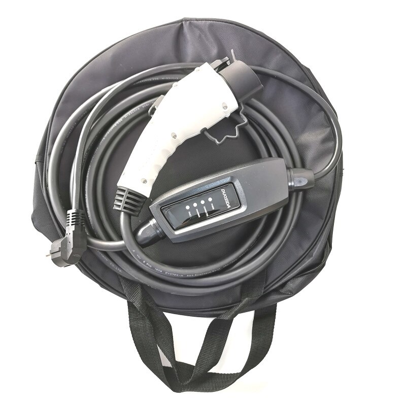 EV Bag For Electric Car Vehicle EVSE Portable SAE J1772 IEC62196 Type 2 EV Cable Charging Equipment Container Deligreen