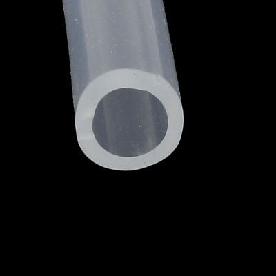 1M Length 7mm x 10mm Transparent Silicone Rubber Tubing Hose Pipe