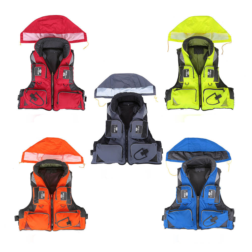 Fly Fishing Jacket Life Vest Big Buoyancy Swimming Life Jacket Outdoor Sport Survival Swim Suit Clothing Fishing Tackle