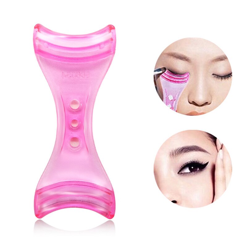 Blau Rosa Eyeliner Modell Auge Liner Vorlage Lidschatten Formen Karte Auge Liner Applikatoren Ziehen Auge Liner führen Augen machen-hoch werkzeuge