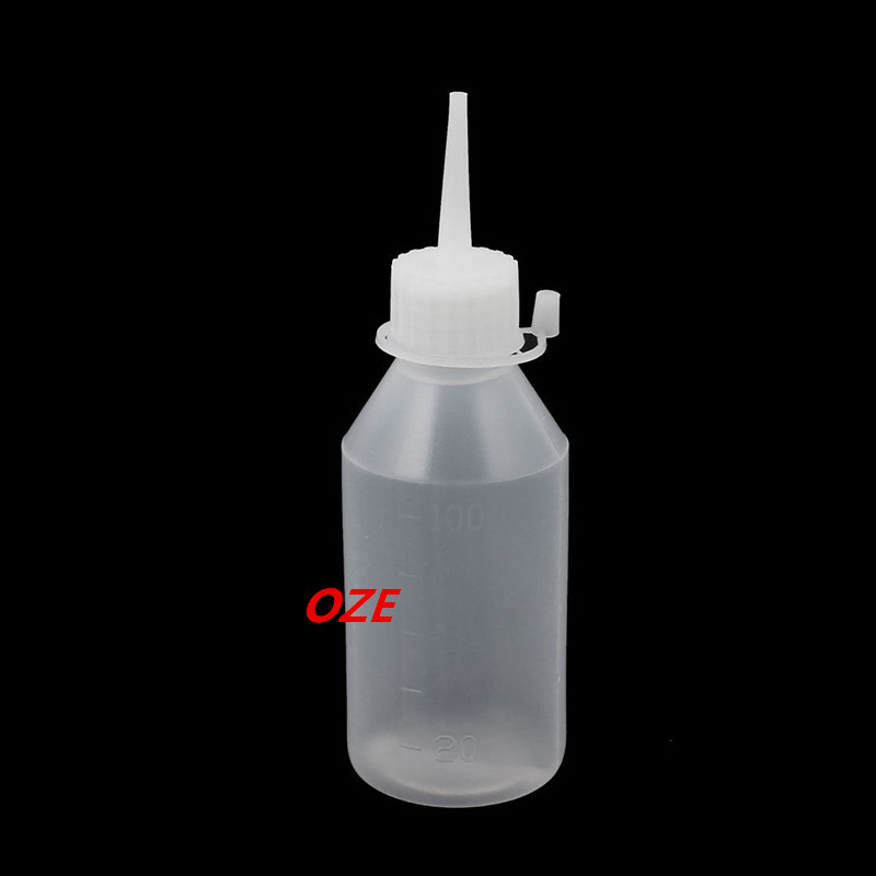 5 Pcs YH-2L Plastic Kitchen Laboratory Squeeze Bottle Dispenser 100ML