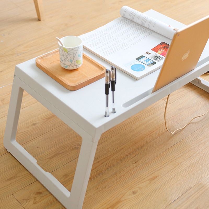 Nowe łóżko biurko składane podstawka robić laptopa uchwyt stół robić nauki biurko plastikowe składane biurko komputerowe na kanapa z funkcją spania herbata służąca podstawa stołu