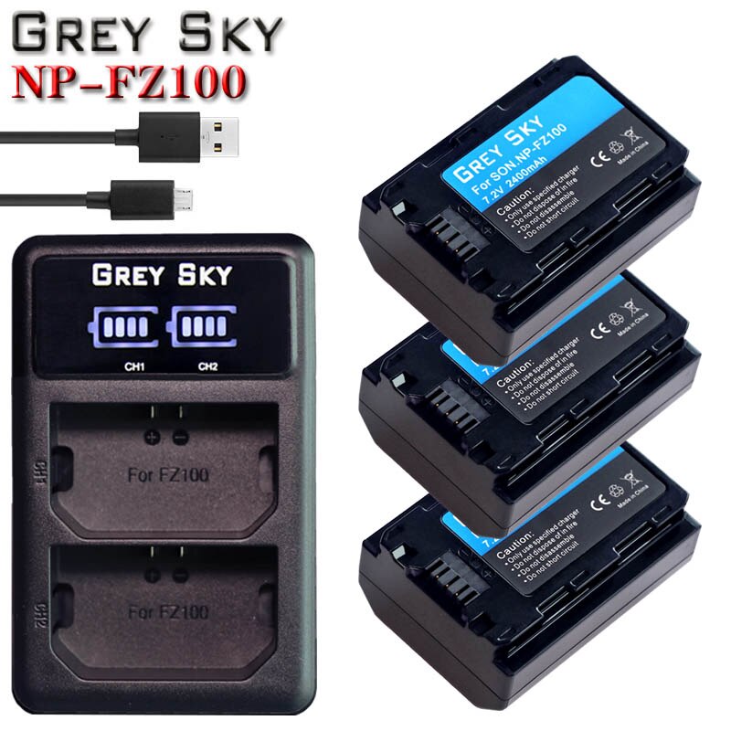 Bateria NP-FZ100 Np FZ100 Np FZ100 NPFZ100 Camera Batterij Voor Sony Alpha 9 A9 9R A9R 9S A9S A7RIII a7R3 7RM3 A7m3 BC-QZ1