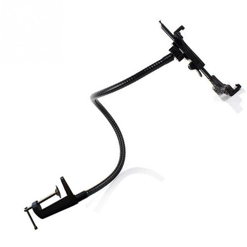 7-10.1 inch draagbare flexibele auto vloer stoel zwanenhals montage houder metalen tablet standaard auto gebruik voor ipad tablet pc auto houder