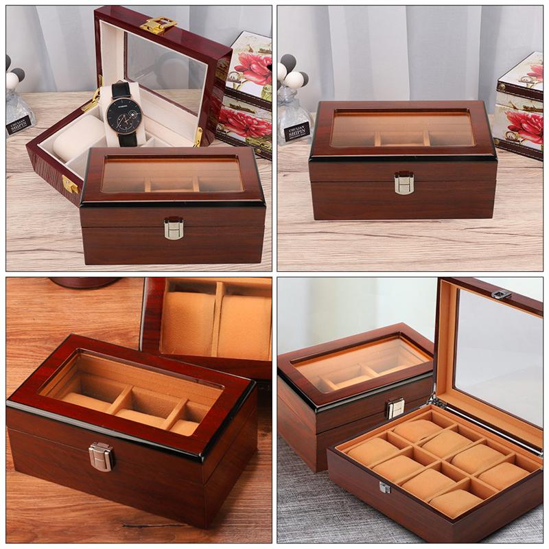 Watch Storage Box 3 Slots Watch Display Box Jewelry Case Organizer