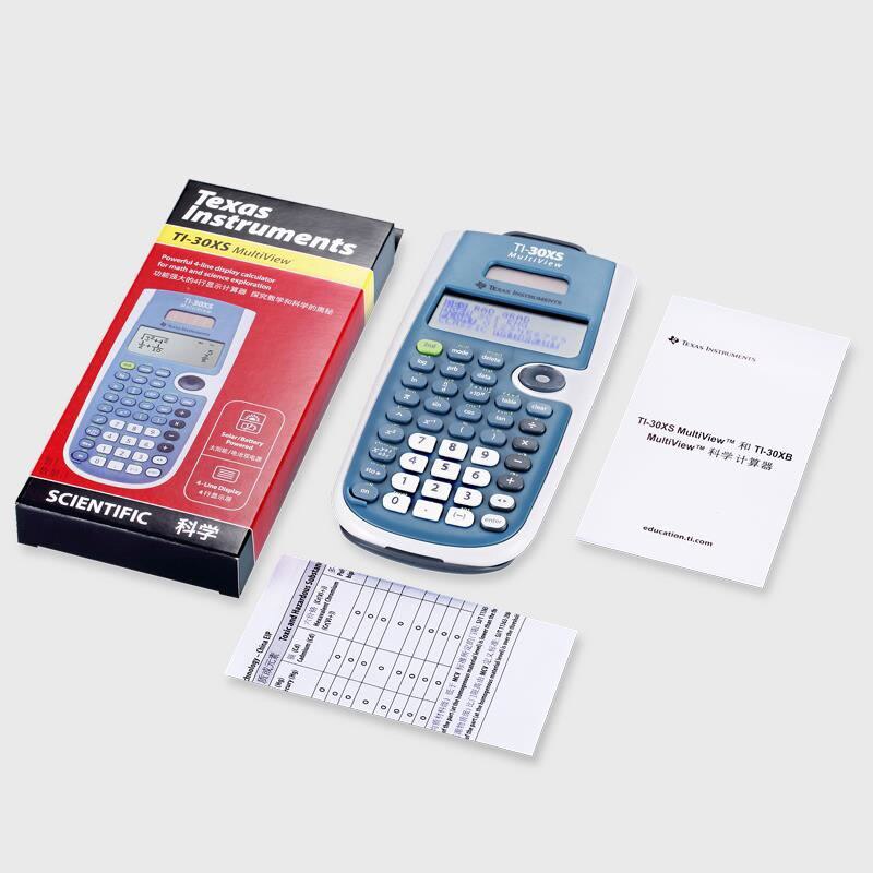 Texas Instruments Ti 30XS Multiview Examen Student Test Functie Wetenschappelijke Rekenmachine Authentieke