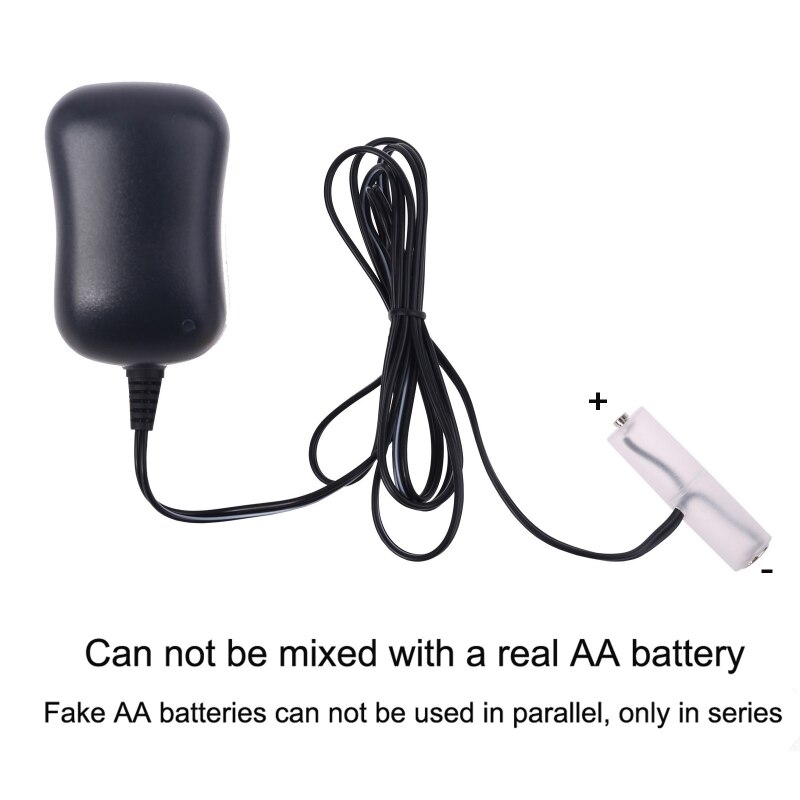 Aa batteri eliminator us strømforsyning justerbar spænding 3v 4.5v 6v 9v 12v adapter kan erstatte 2aa to 8aa batterier