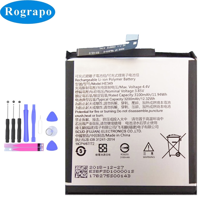 Bateria de substituição original 3200 mah para sharp aquos s3 fs8032 he349 bateria bateria celular celular batterie