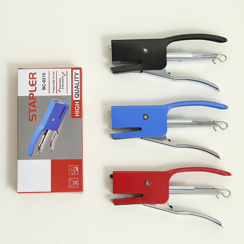 Office Hand-held Stapler Portable Binding 25 Sheets Paper Staplers, 24/6 26/6 Staples Labor-saving Stapler Stationery