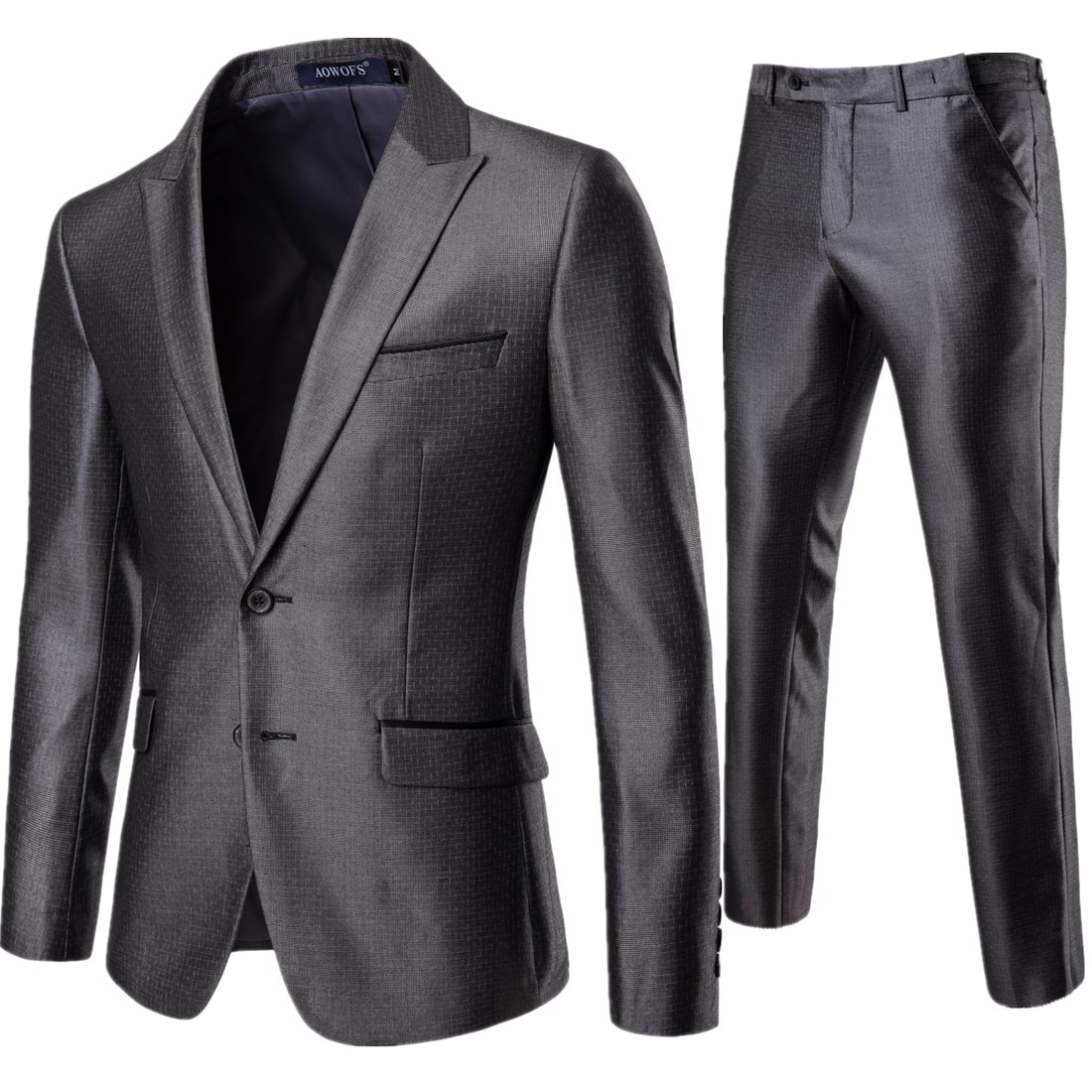 Men's Suit Two-piece Business Suit Best Man Groom Wedding Formal Dress