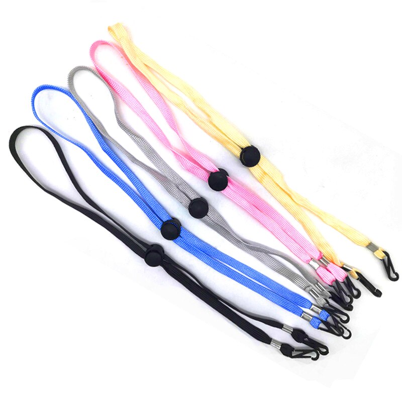 Cuerda de extensión colgante para mascarilla, cordón ajustable sin huellas, con dos ganchos, 1 pieza