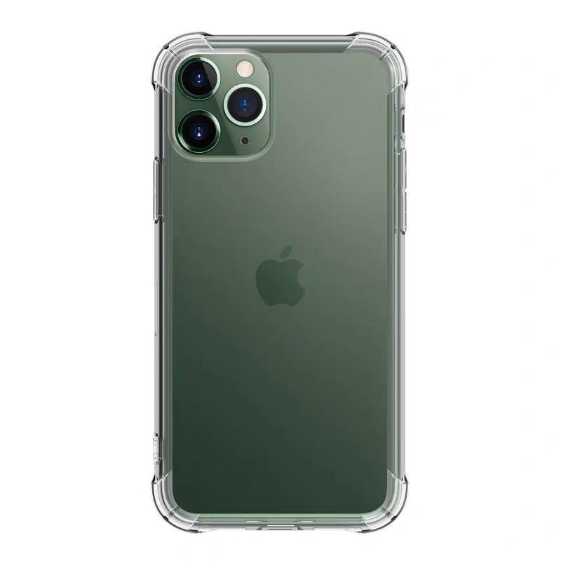 Étui en Silicone souple antichoc Transparent pour iPhone 12 11 Pro Max X XR XS 8 7 6 6S Plus SE étui 360 housse de protection en Silicone