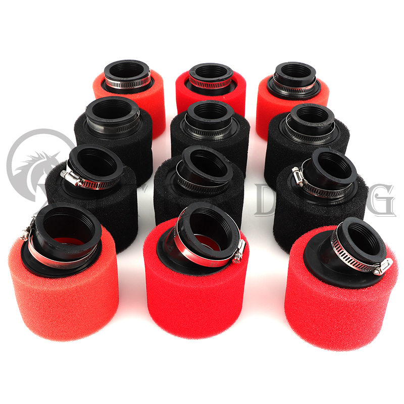 Motorfiets Scooter Dirt Pit Bike Bromfiets Onderdelen 35mm 38mm 42mm 45mm 48mm 50mm 60mm Bocht Elleboog Hals Schuim Luchtfilter Spons Cleaner