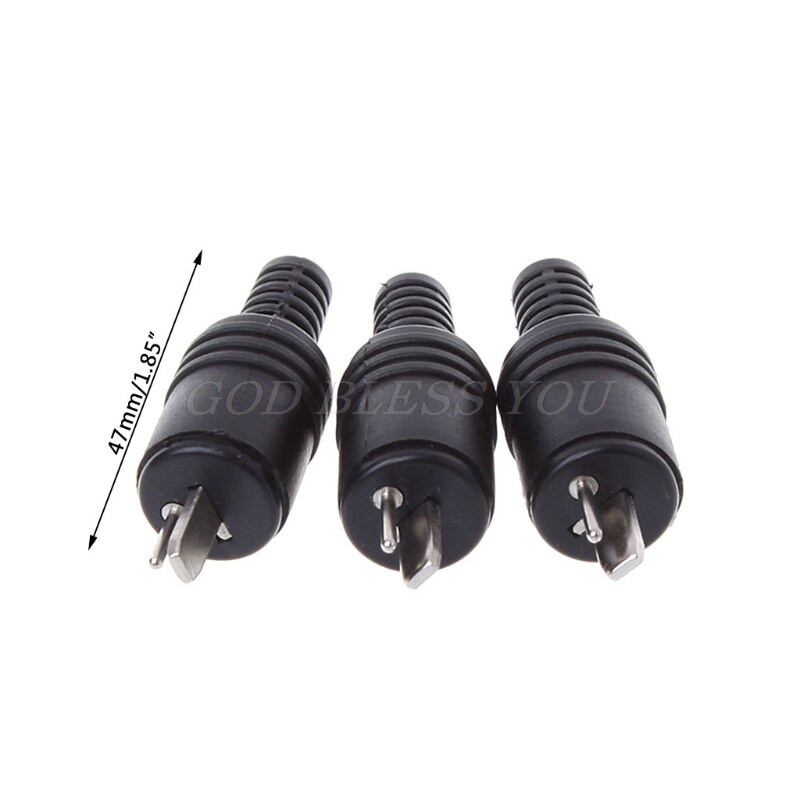 Enchufe de altavoz de 2 pines DIN, Conector de soldadura de Cable de altavoz Hifi, 10 Uds., ,