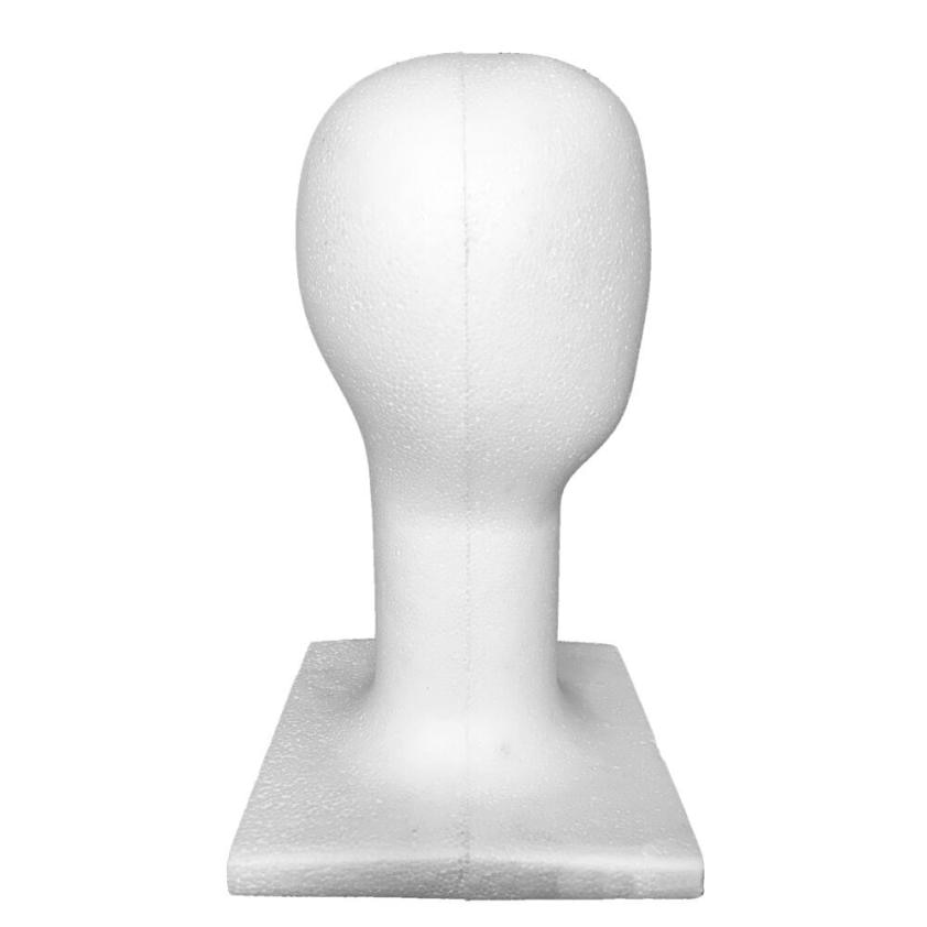 Mannequin Female Foam Long Neck Head Model Hair Hat Wig Glasses Stand Display Hat Display Stand Y713