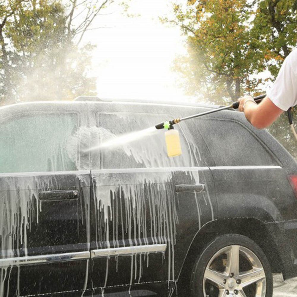 High Pressure Cleaner 3600PSI Spiral Nozzle 360 Degree Rotation Turbine Nozzle Foam Nozzle for High Pressure Foam Car Washer