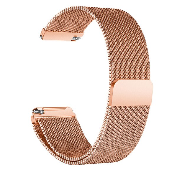 Metal Stainless Steel Band For Fitbit Versa Strap Wrist Milanese Magnetic Bracelet fit bit Lite Verse 2 Band Accessories: Rose Gold